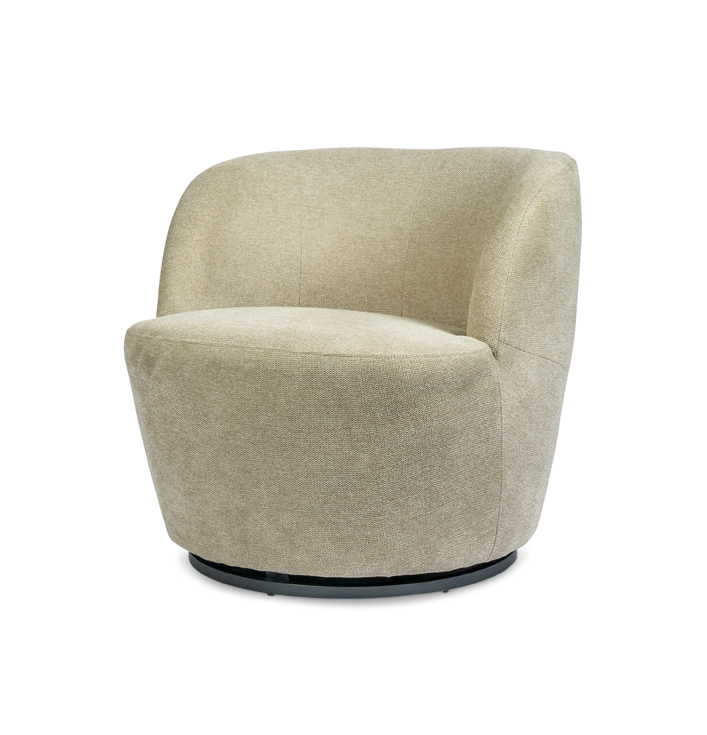 Draaibare fauteuil zand stof