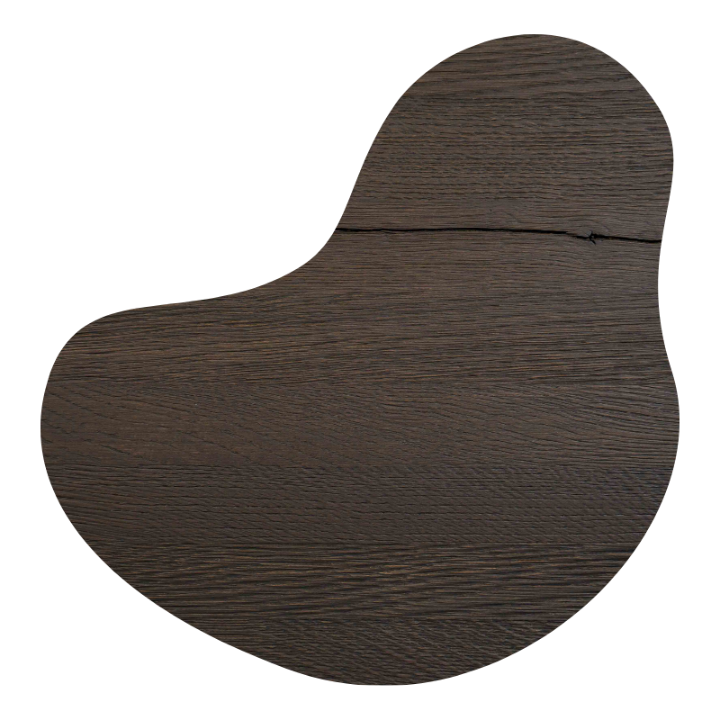 houten tafelblad donkerbruin graphite