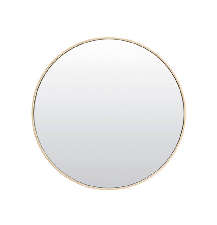 ronde spiegel klein naturel kleur
